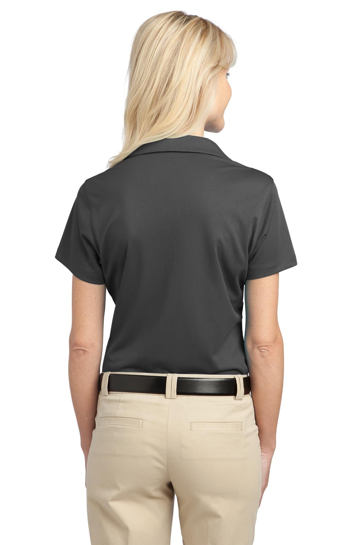 Port Authority Women's Tech Pique Polo. L527 Grey Smoke