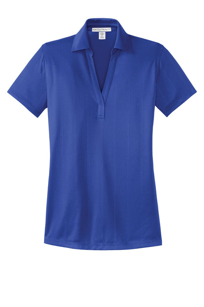 Port Authority Women's Performance Fine Jacquard Polo. L528 Hyper Blue