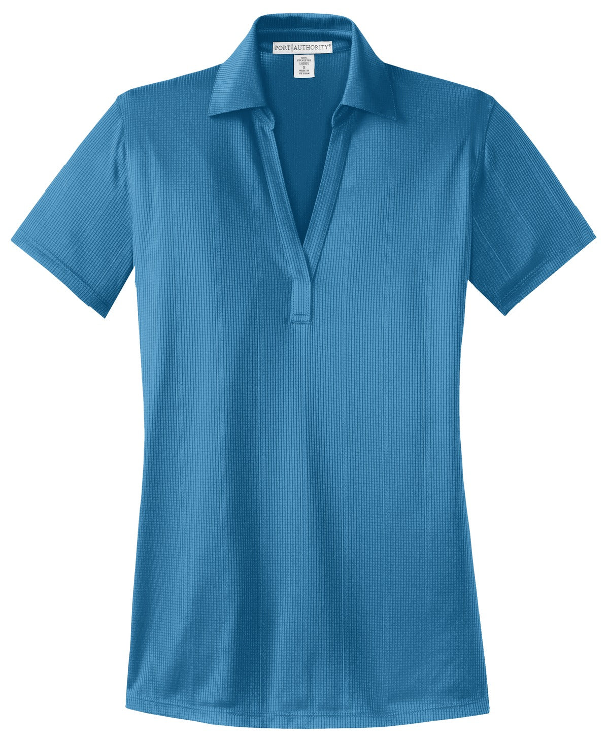 Port Authority Women's Performance Fine Jacquard Polo. L528 Ocean Blue