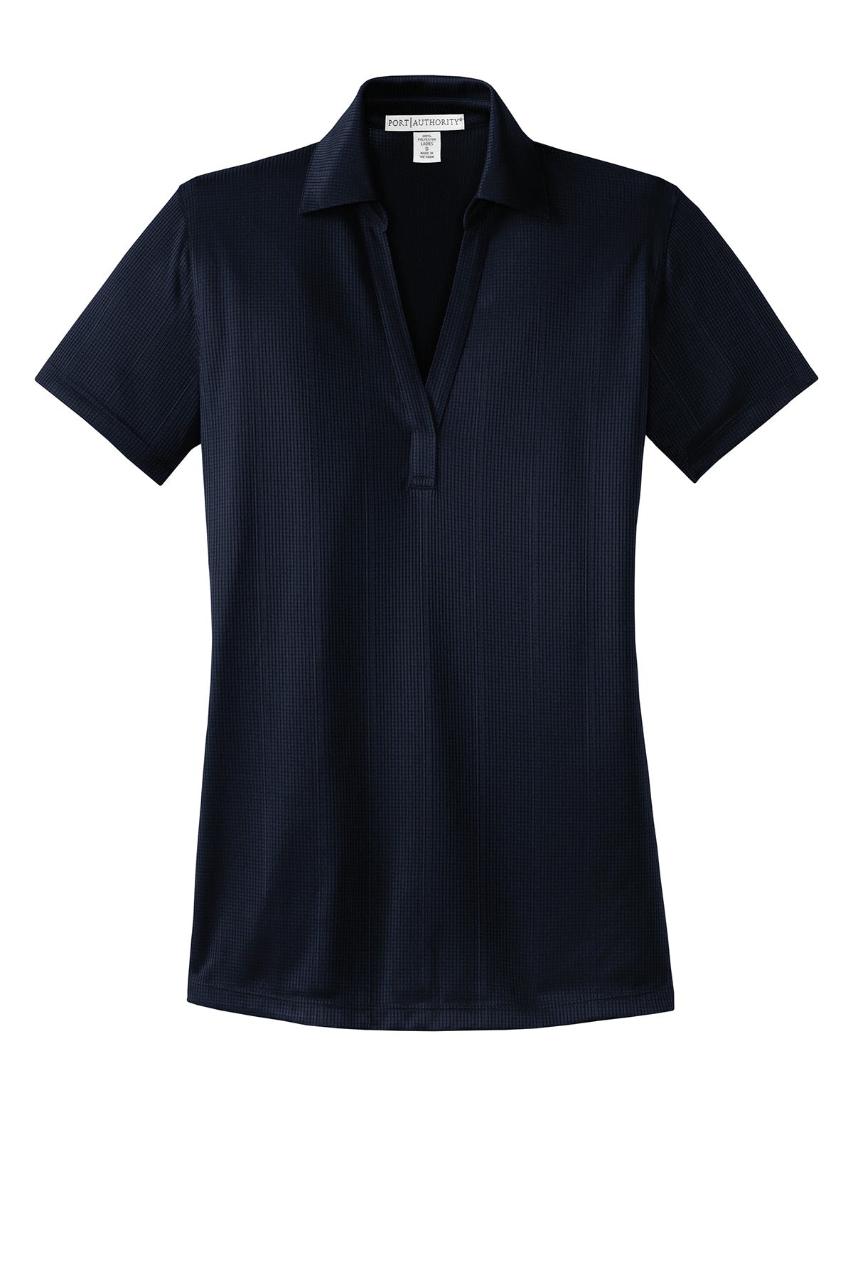 Port Authority Women's Performance Fine Jacquard Polo. L528 True Navy