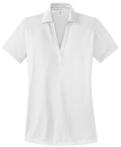 Port Authority Women's Performance Fine Jacquard Polo. L528 White