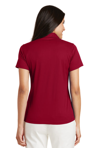 Port Authority Women's Performance Fine Jacquard Polo. L528 Rich Red