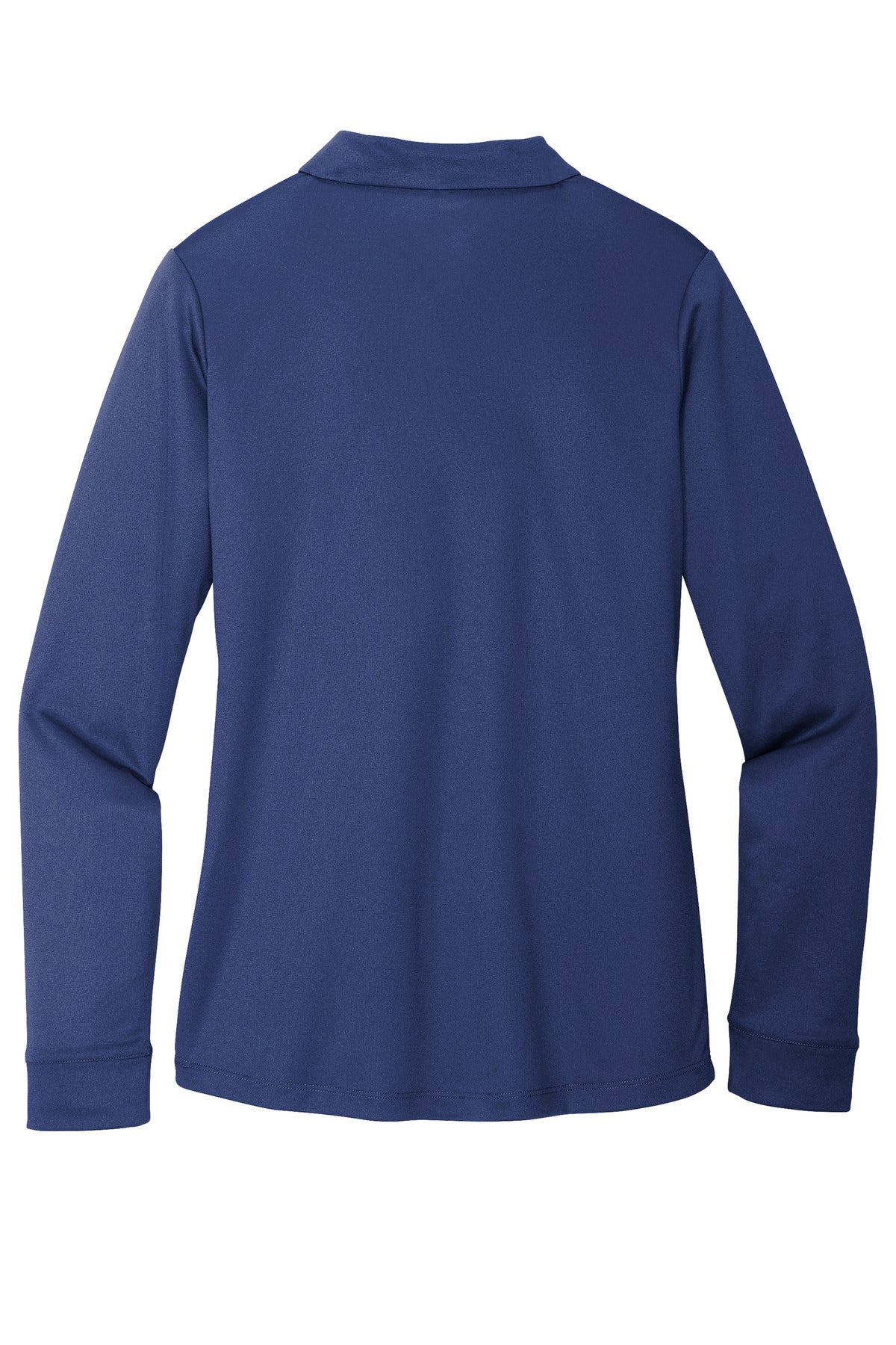 Port Authority  Women's Silk Touch   Performance Long Sleeve Polo. L540LS Royal