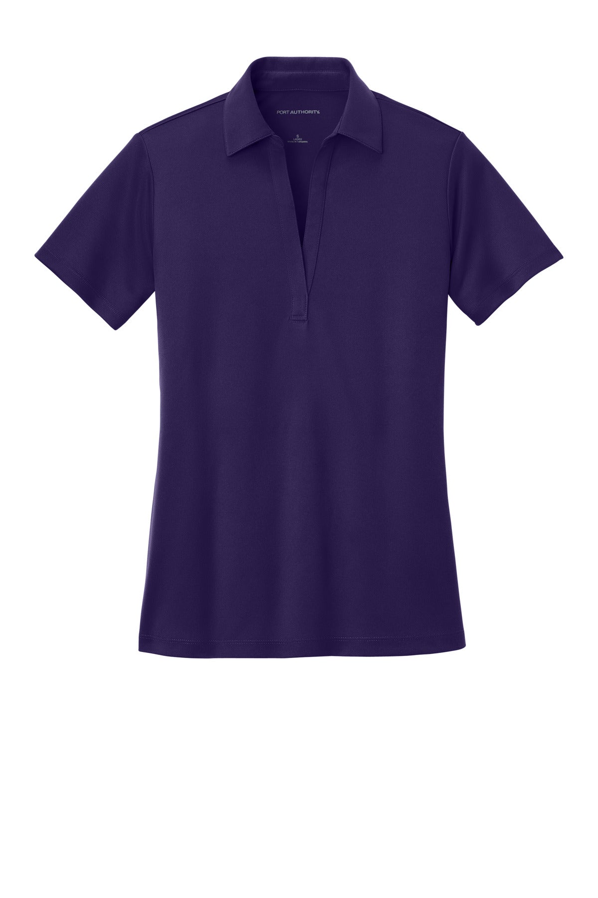 Port Authority Women's Silk Touch Performance Polo. L540 Bright Purple
