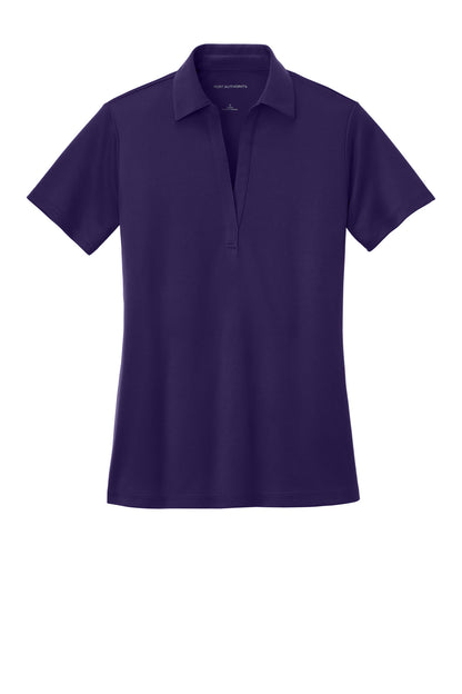 Port Authority Women's Silk Touch Performance Polo. L540 Bright Purple