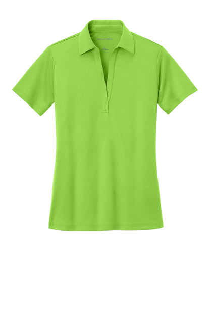Port Authority Women's Silk Touch Performance Polo. L540 Lime