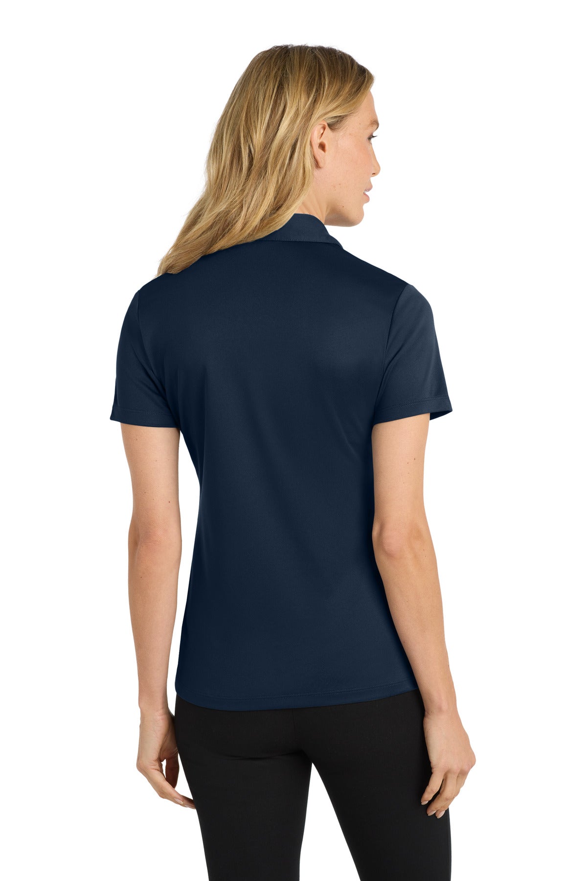 Port Authority Women's Silk Touch Performance Polo. L540 Navy
