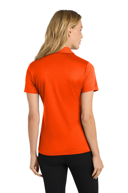 Port Authority Women's Silk Touch Performance Polo. L540 Neon Orange