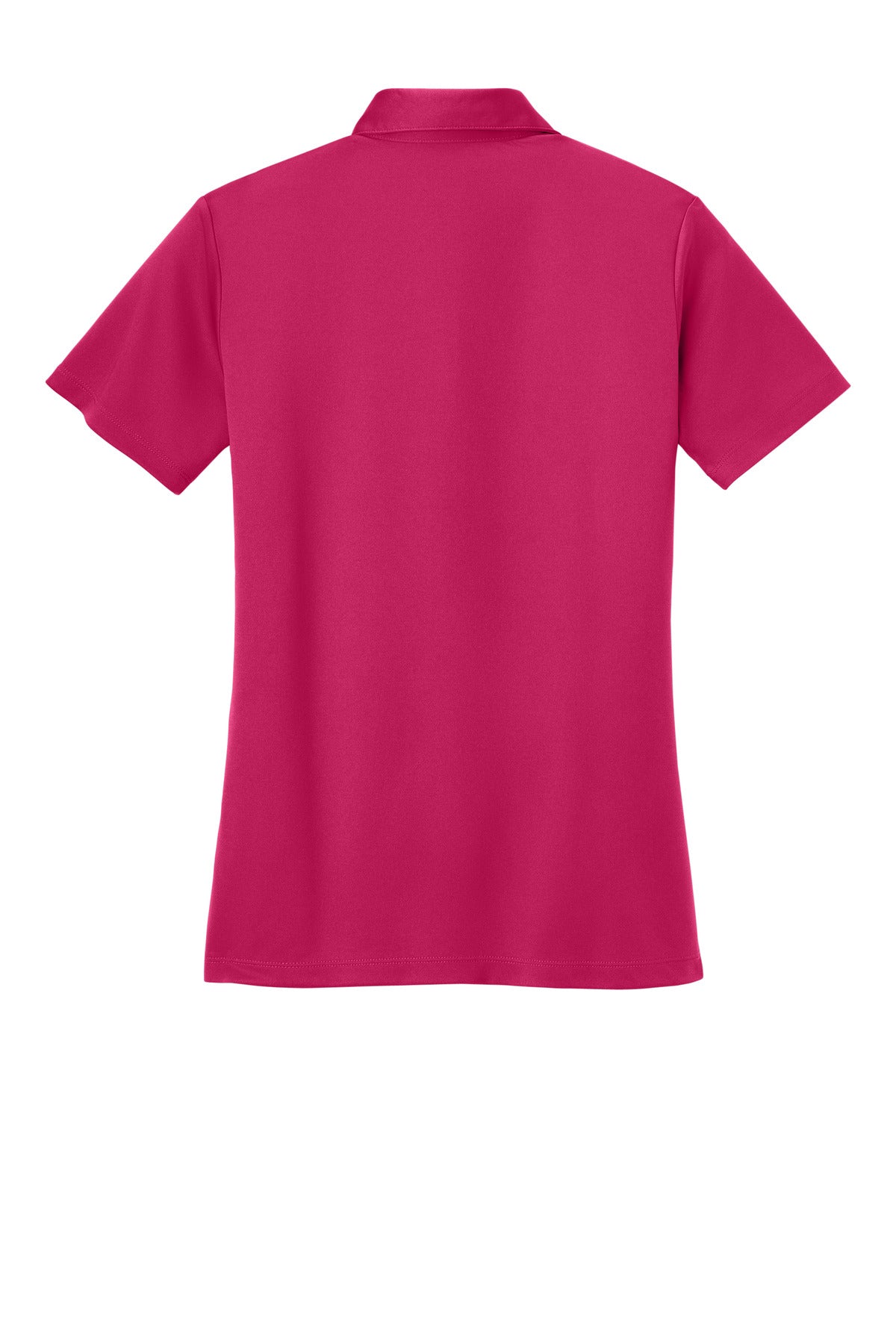 Port Authority Women's Silk Touch Performance Polo. L540 Pink Raspberry