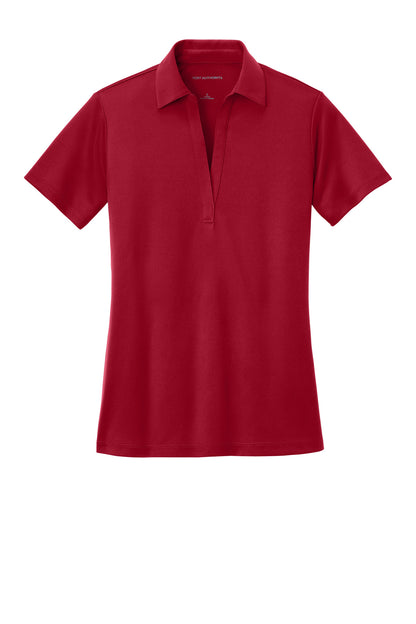 Port Authority Women's Silk Touch Performance Polo. L540 Red
