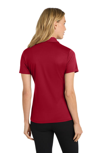 Port Authority Women's Silk Touch Performance Polo. L540 Red