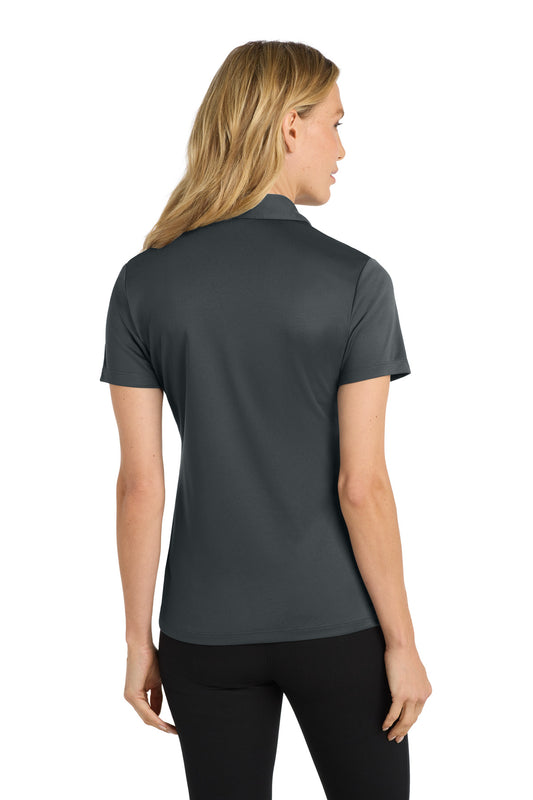 Port Authority Women's Silk Touch Performance Polo. L540 Steel Grey