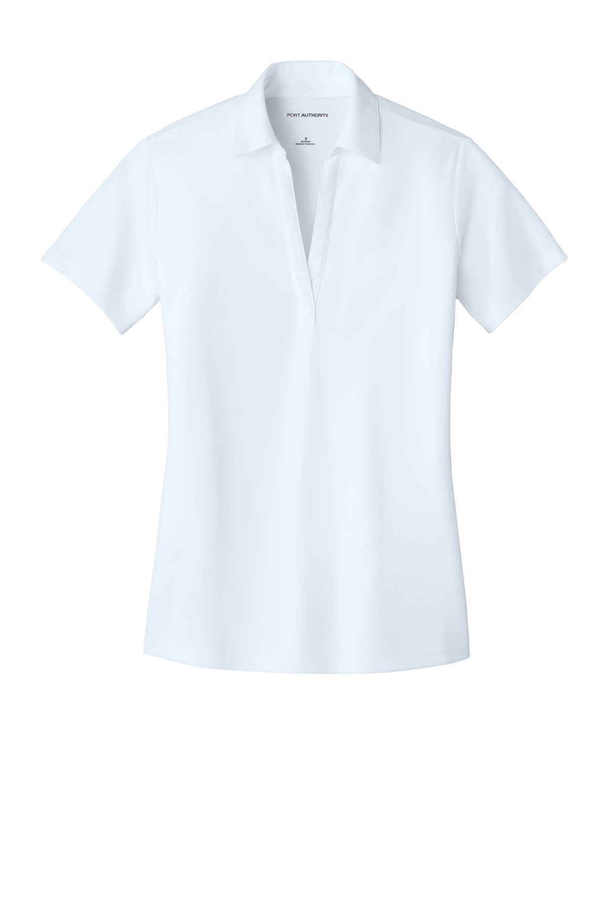 Port Authority Women's Silk Touch Performance Polo. L540 White