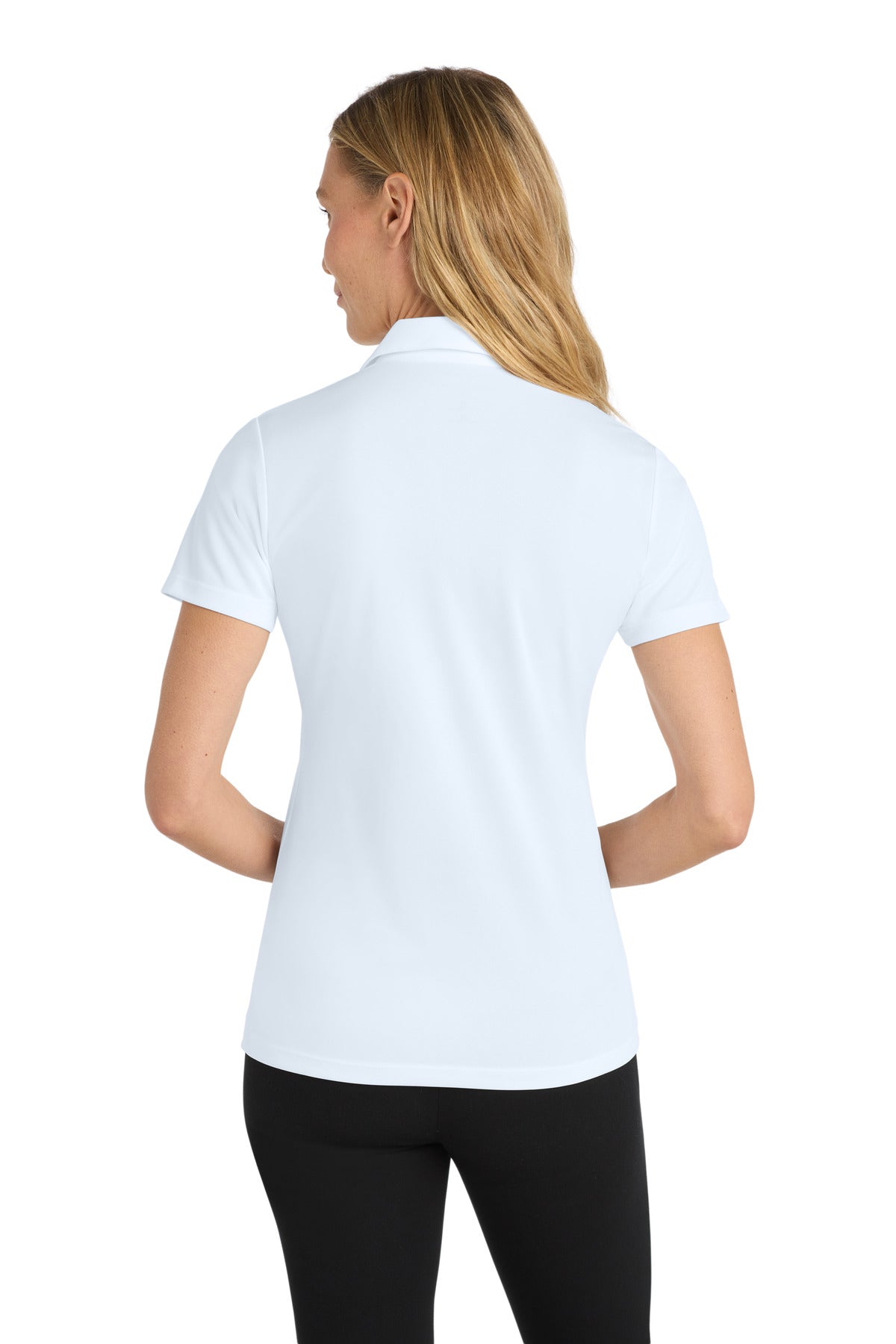 Port Authority Women's Silk Touch Performance Polo. L540 White