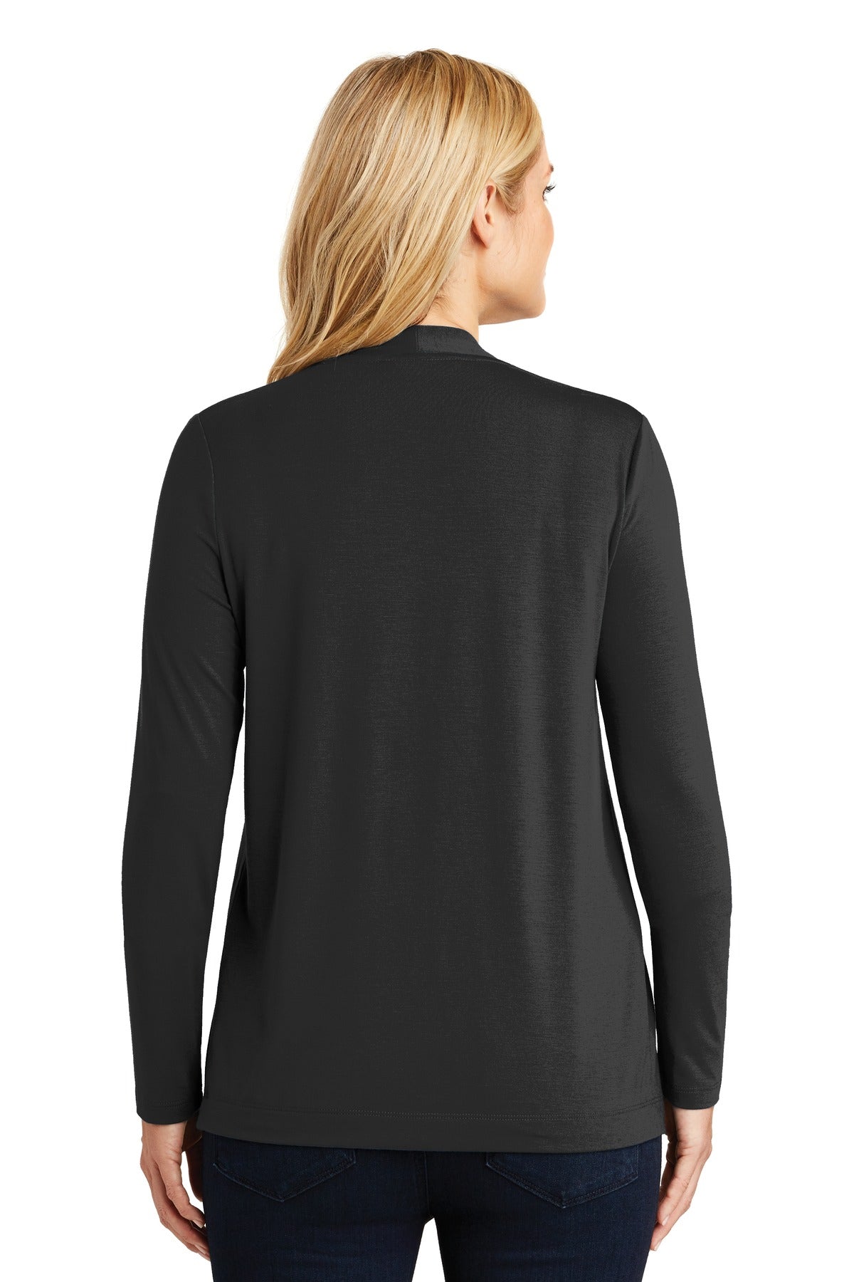 Port Authority Women's Concept Open Cardigan. L5430 Black