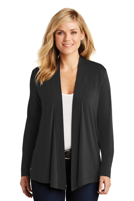 Port Authority Women's Concept Open Cardigan. L5430 Black