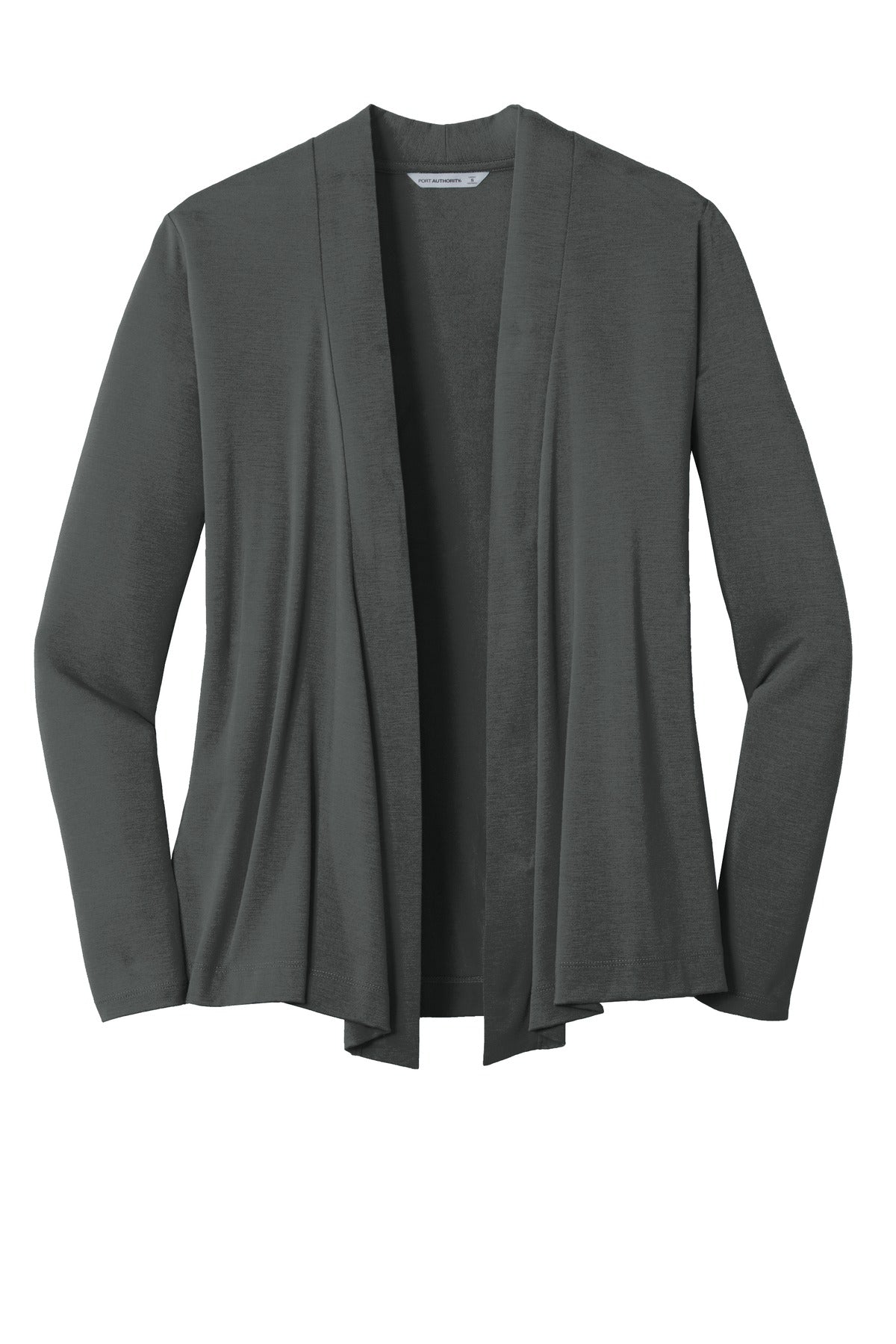 Port Authority Women's Concept Open Cardigan. L5430 Grey Smoke
