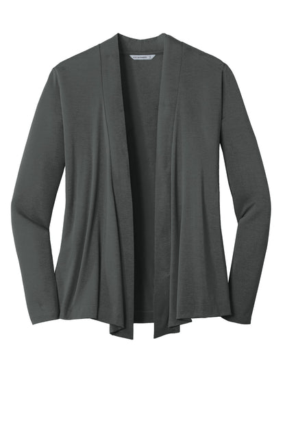 Port Authority Women's Concept Open Cardigan. L5430 Grey Smoke