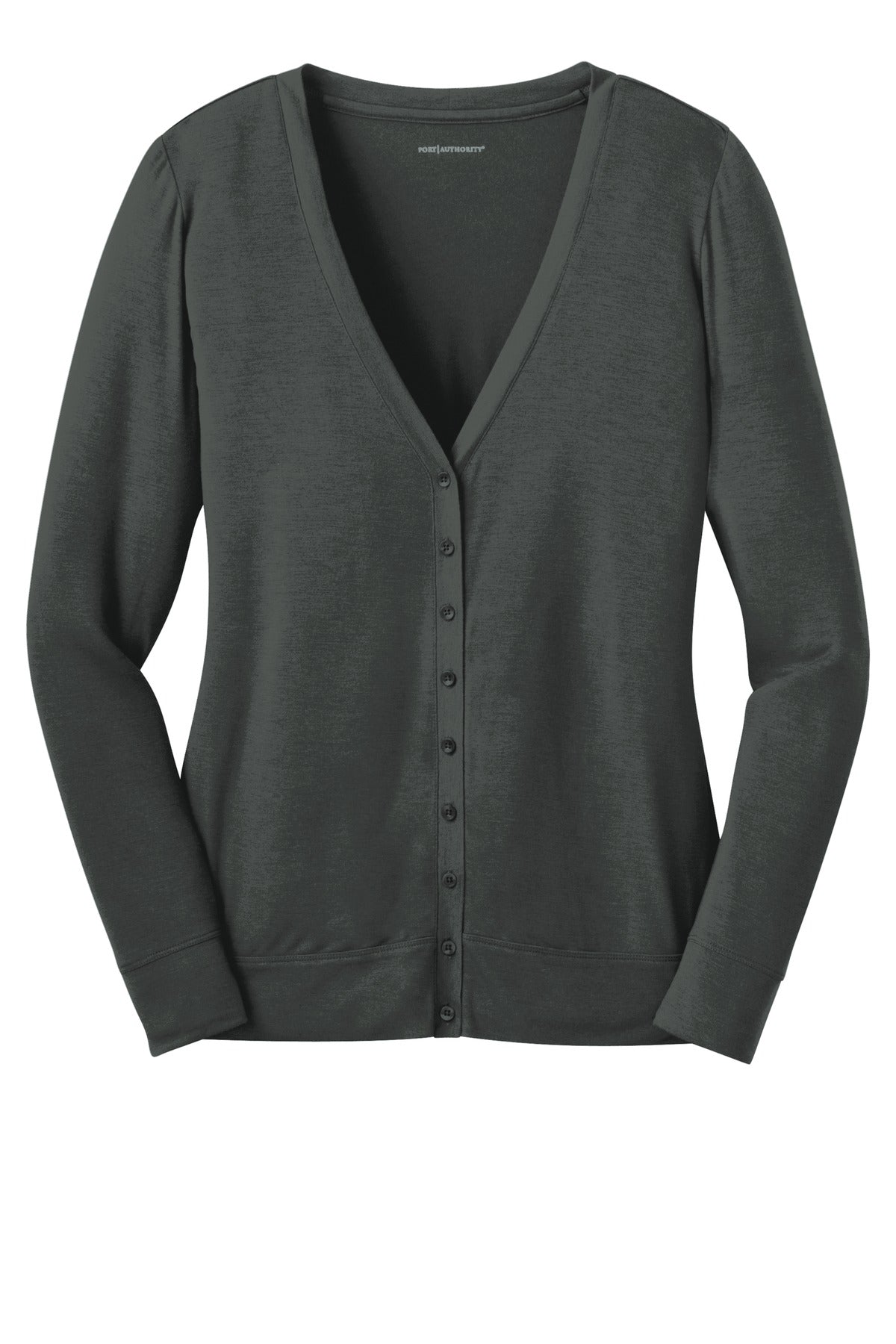Port Authority Women's Concept Cardigan. L545 Grey Smoke