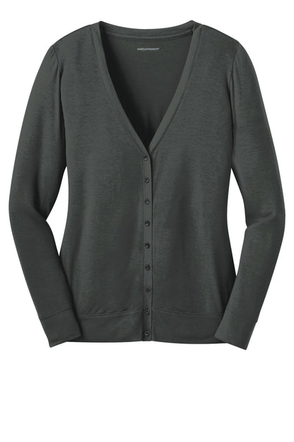 Port Authority Women's Concept Cardigan. L545 Grey Smoke