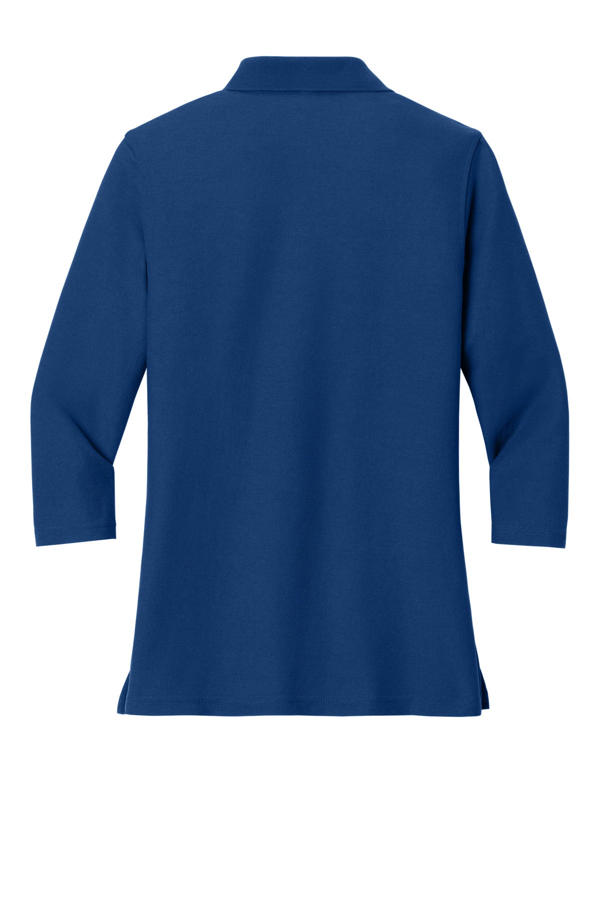 Port Authority Women's Silk Touch 3/4-Sleeve Polo. L562 Royal
