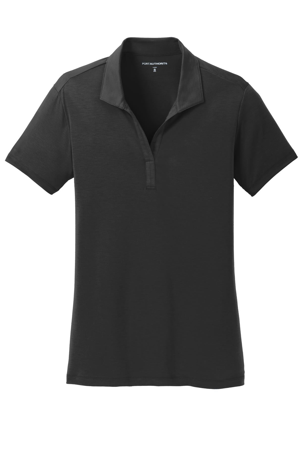 Port Authority Women's Cotton Touch Performance Polo. L568 Black