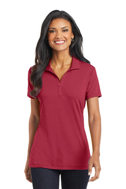 Port Authority Women's Cotton Touch Performance Polo. L568 Chili Red