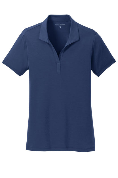 Port Authority Women's Cotton Touch Performance Polo. L568 Estate Blue
