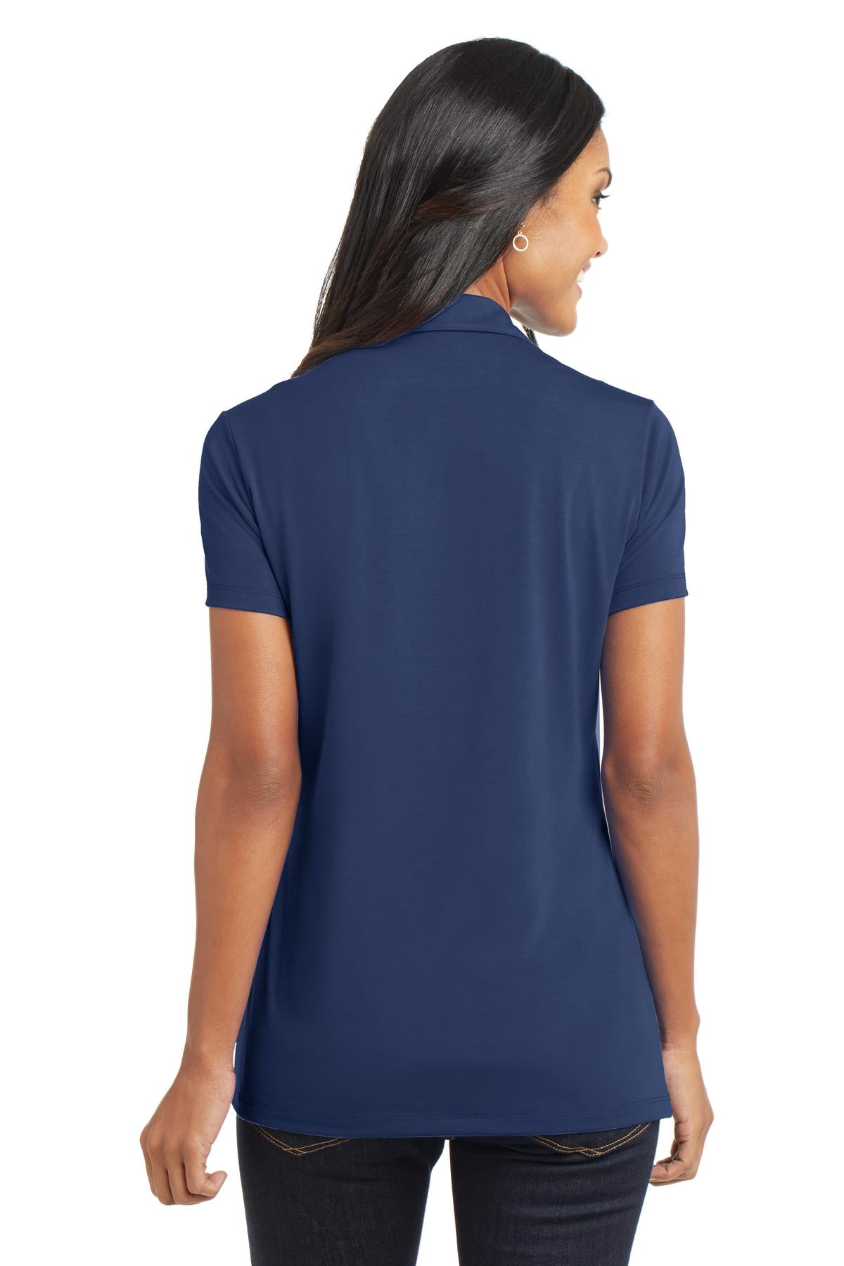 Port Authority Women's Cotton Touch Performance Polo. L568 Estate Blue