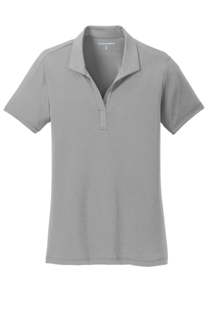 Port Authority Women's Cotton Touch Performance Polo. L568 Frost Grey