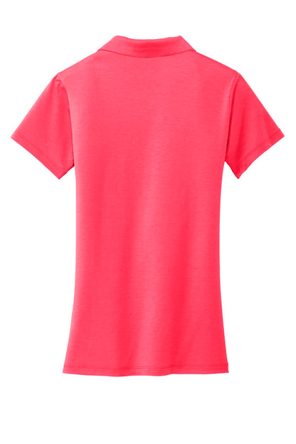 Port Authority Women's Cotton Touch Performance Polo. L568 Hot Coral