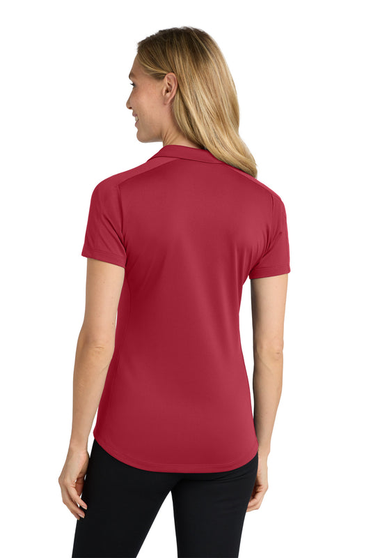 Port Authority Women's Diamond Jacquard Polo. L569 Rich Red