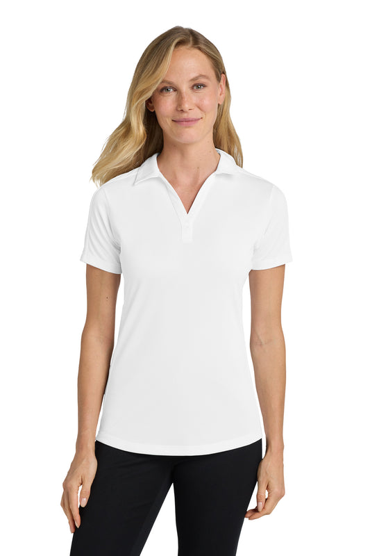 Port Authority Women's Diamond Jacquard Polo. L569 White