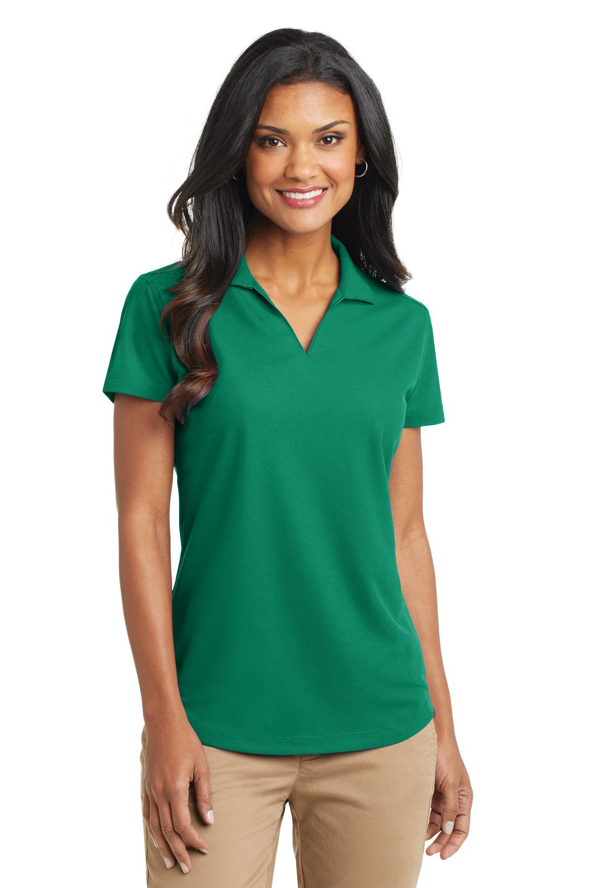 Port Authority Women's Dry Zone Grid Polo L572 Jewel Green