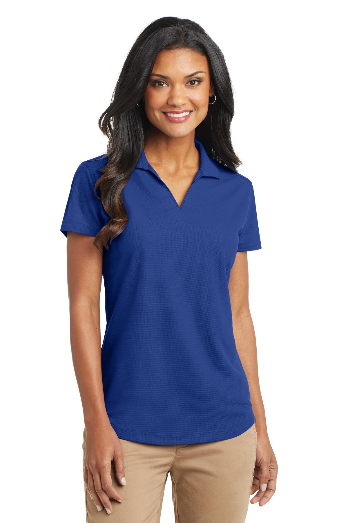 Port Authority Women's Dry Zone Grid Polo L572 True Royal