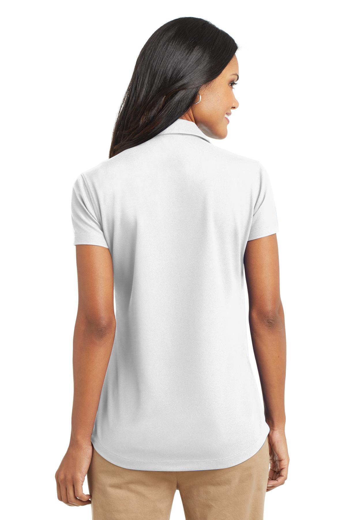 Port Authority Women's Dry Zone Grid Polo. L572 White