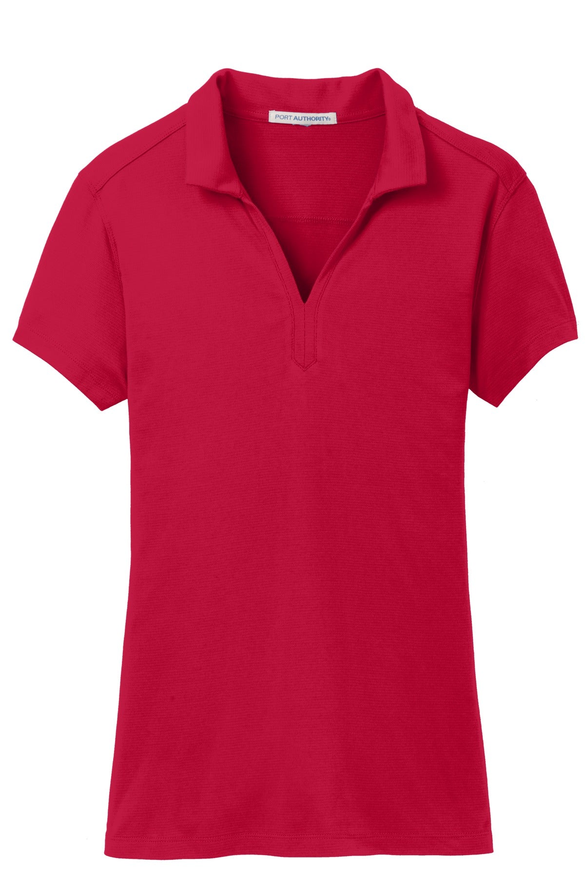Port Authority Women's Rapid Dry Mesh Polo. L573 Engine Red