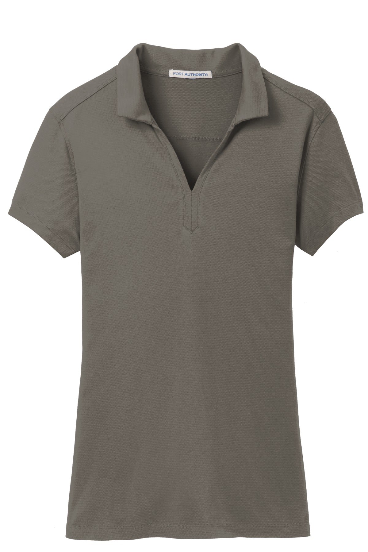 Port Authority Women's Rapid Dry Mesh Polo. L573 Grey Smoke