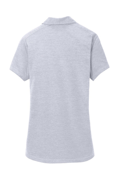 Port Authority Women's Digi Heather Performance Polo. L574 Light Grey