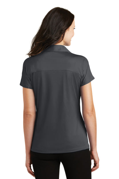 Port Authority Women's Crossover Raglan Polo. L575 Battleship Grey