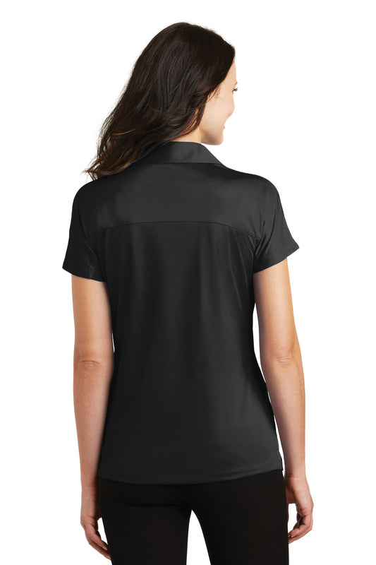 Port Authority Women's Crossover Raglan Polo. L575 Black