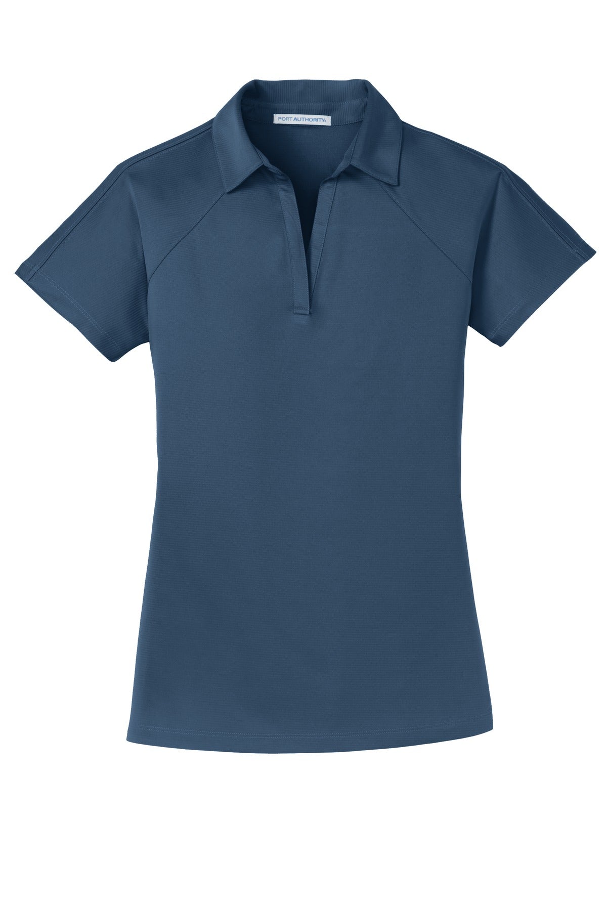 Port Authority Women's Crossover Raglan Polo. L575 Regatta Blue
