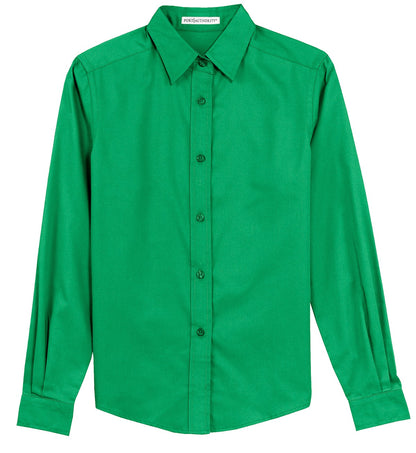 Port Authority Women's Long Sleeve Easy Care Shirt.  L608 Court Green