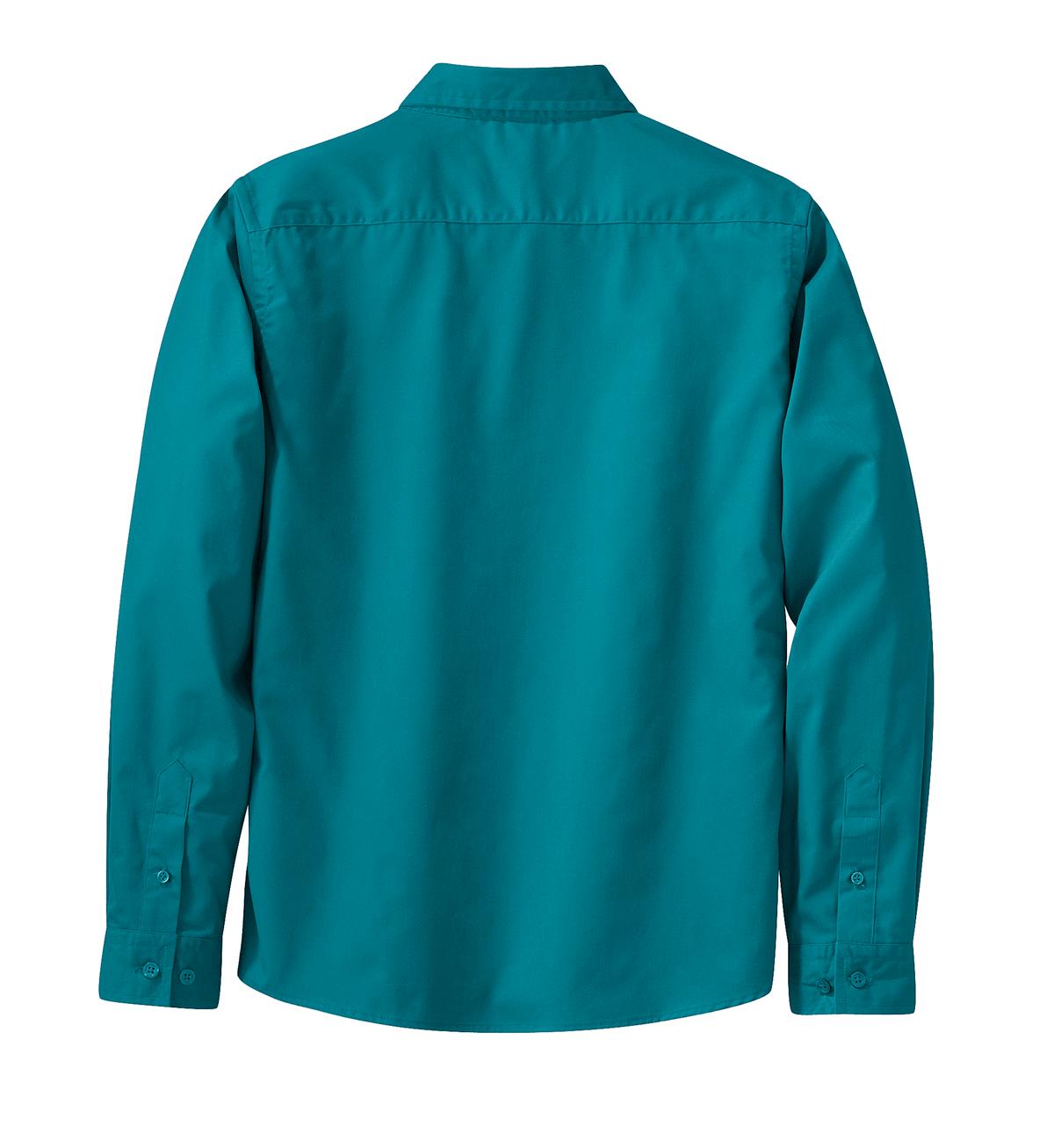 Port Authority Women's Long Sleeve Easy Care Shirt.  L608 Teal Green