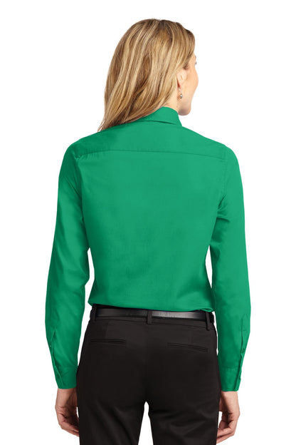 Port Authority Women's Long Sleeve Easy Care Shirt.  L608 Court Green