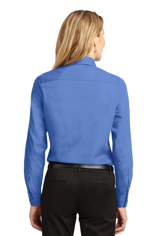 Port Authority Women's Long Sleeve Easy Care Shirt.  L608 Ultramarine Blue
