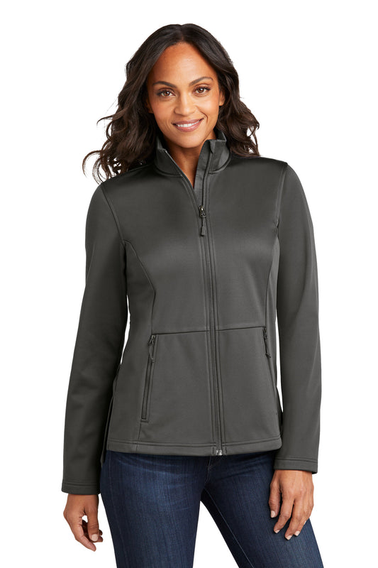 Port Authority Women's Flexshell Jacket L617 Grey Steel