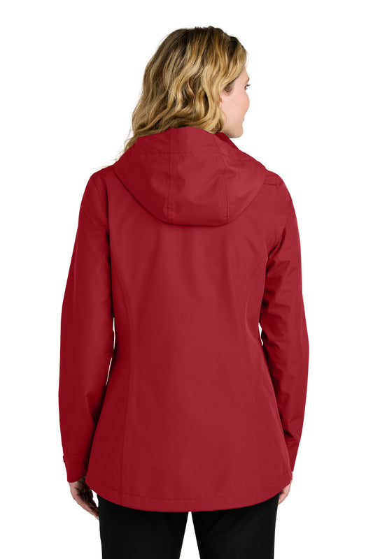 Port Authority Women's C-FREE Rain Jacket L714 Rich Red