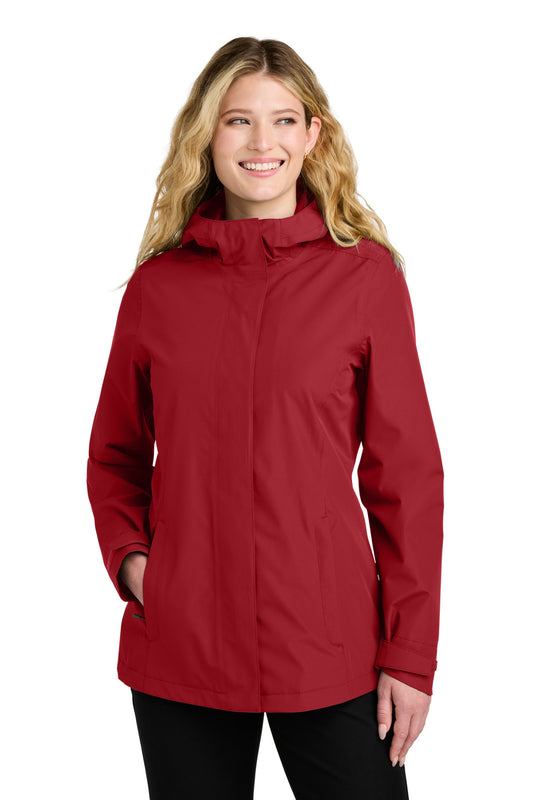 Port Authority Women's C-FREE Rain Jacket L714 Rich Red