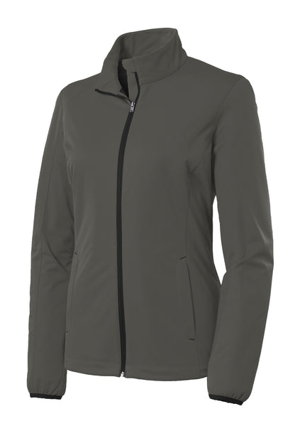 Port Authority Women's Active Soft Shell Jacket. L717 Grey Steel